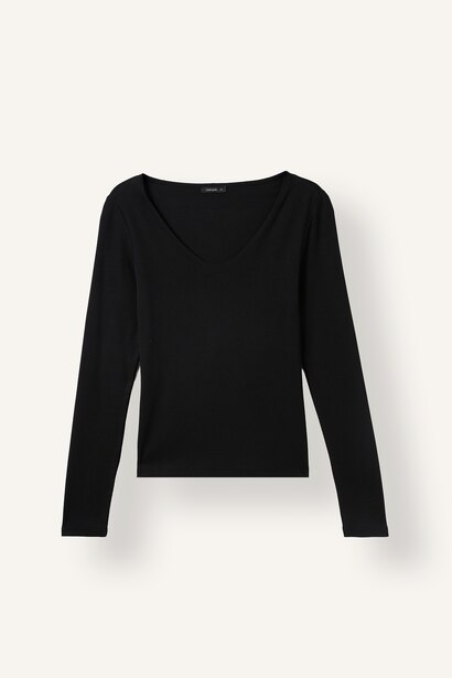 Slim Fit Modal Long Sleeve T-Shirt