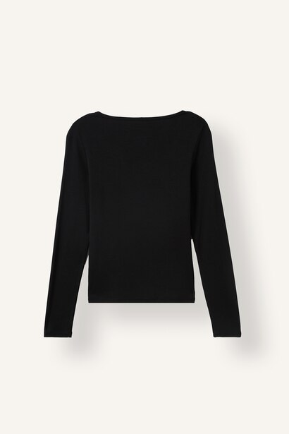 Slim Fit Modal Long Sleeve T-Shirt