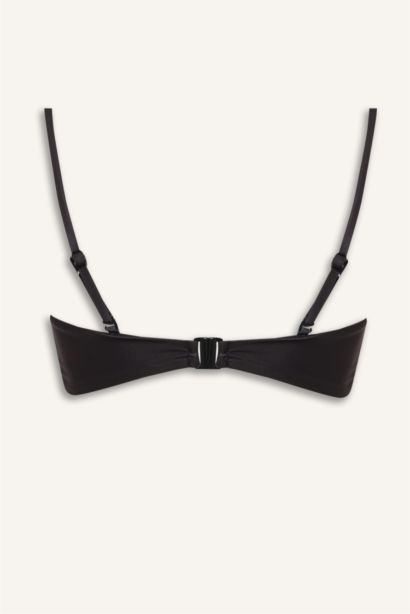 Regular Fit Çiçek Desenli Bikini Üstü