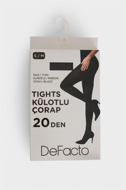 Kadın Baskılı 20 Denye Külotlu Çorap