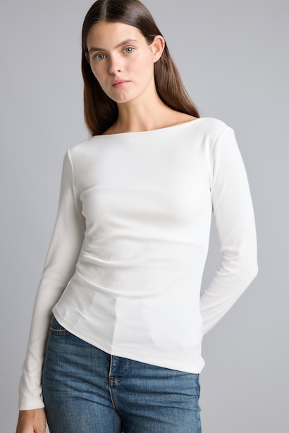 Slim Fit Ribana Long Sleeve T-Shirt