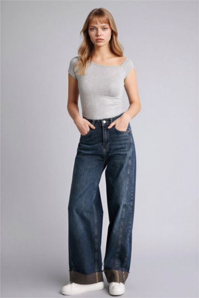 Футболка Fitted из модала с коротким рукавом