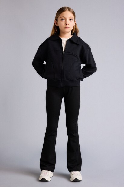 Slim Fit Dar Kesim Pantolon Kız Çocuk