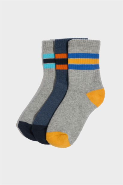 Boy 3 piece Sports Cotton Socks
