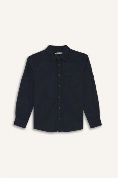 Boy Regular Fit Long Sleeve Shirt