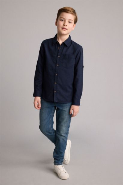 Boy Regular Fit Long Sleeve Shirt
