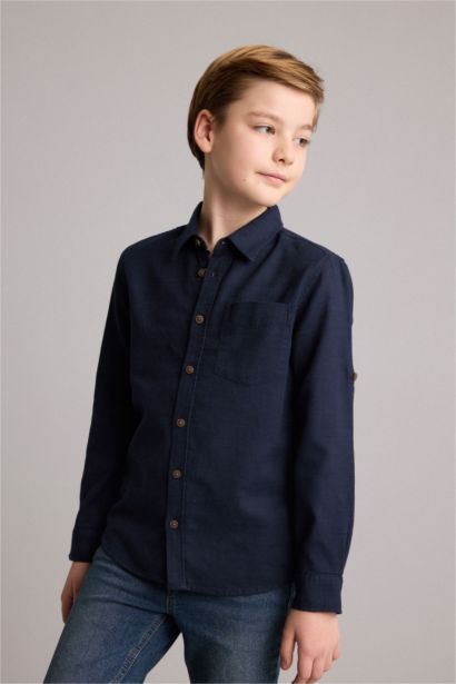 Boy Regular Fit Long Sleeve Shirt
