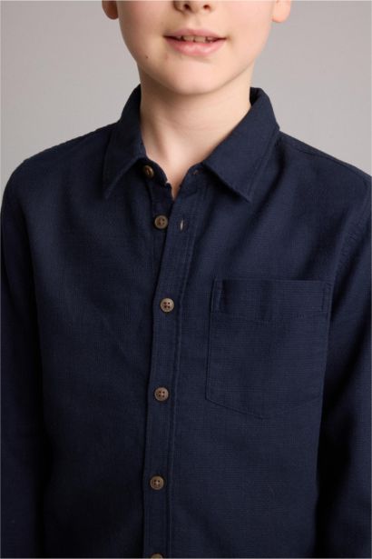Boy Regular Fit Long Sleeve Shirt
