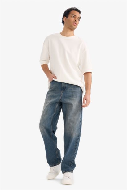 Jean Baggy à jambes larges