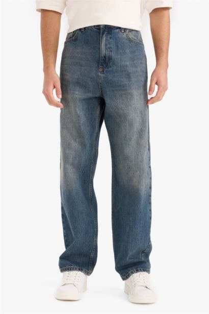 Jean Baggy à jambes larges