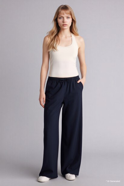 Slim Fit Halter Collar Tank Top