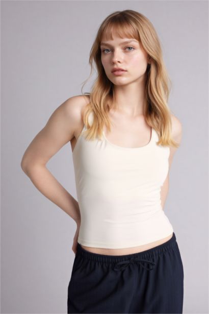 Майка приталенного кроя с горловиной халтер для женщин Coool