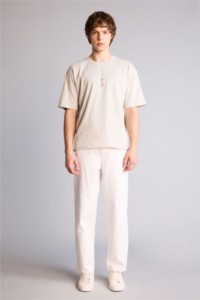 تيشيرت 100% قطن اوفر سايز مطبوع