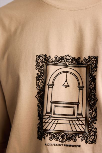 100% мақта баспалы футболка