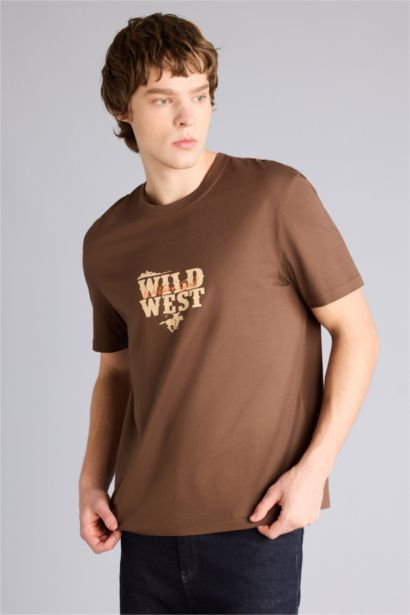 100% мақта баспалы футболка