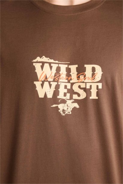 100% мақта баспалы футболка