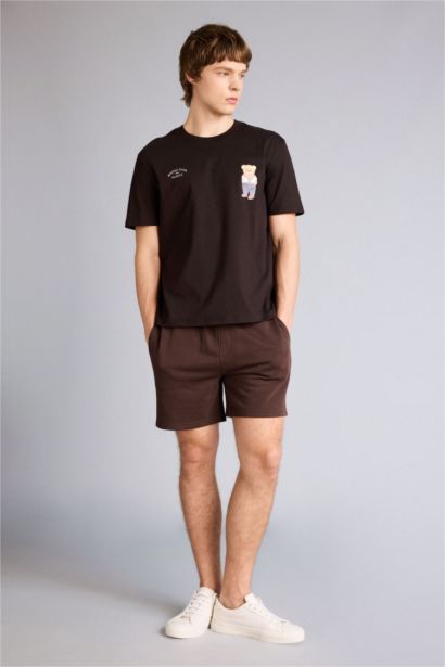 Футболка с принтом из 100% хлопка