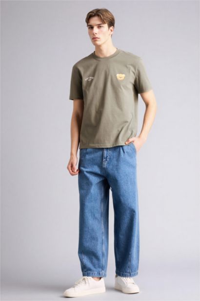 تيشيرت مطبوع 100% قطن