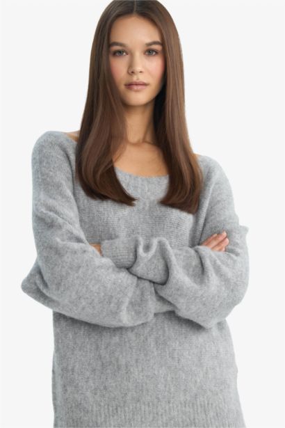 Regular Fit Boat Collar Pullover