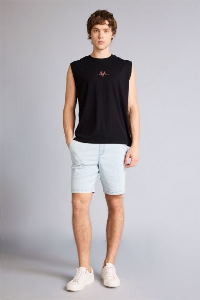 Майка Vikings Valhalla Boxy Fit с принтом и круглым вырезом