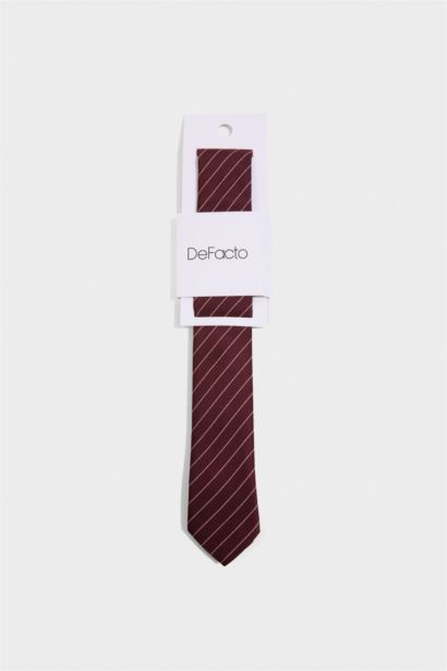 Woman Striped Tie