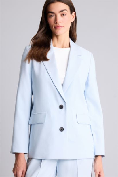 Блейзер оверсайз из тенселя для женщин