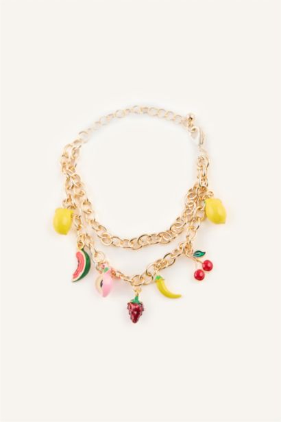 Kadın 2'li Meyve Desenli Bileklik