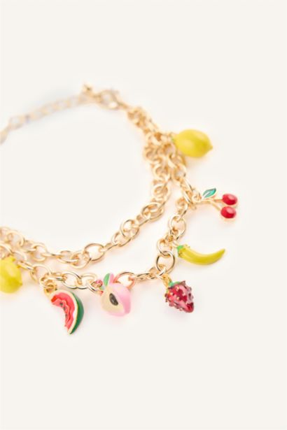 Kadın 2'li Meyve Desenli Bileklik