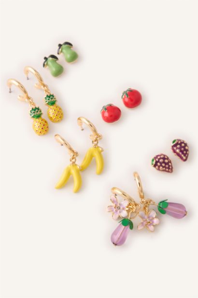6 piece Earring