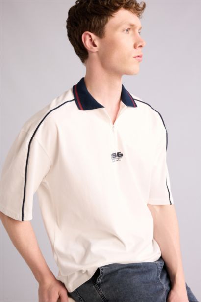 Loose Fıt Polo Tişört