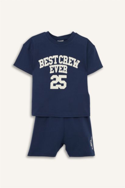 Baby Boy 2 piece Regular Fit Slogan Set