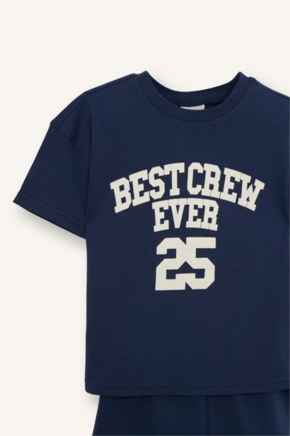 Baby Boy 2 piece Regular Fit Slogan Set