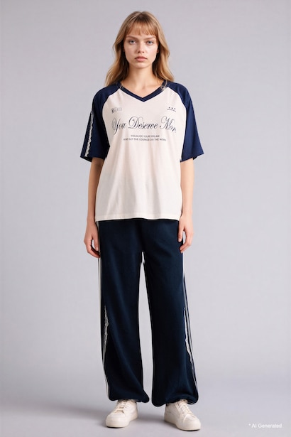 Oversize Fit Printed T-Shirt