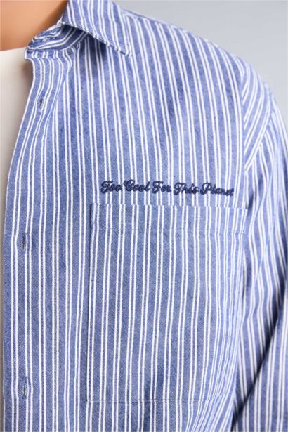 Boxy Fit Uzun Kollu Gömlek