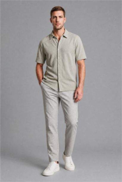 Linen Blend Trousers