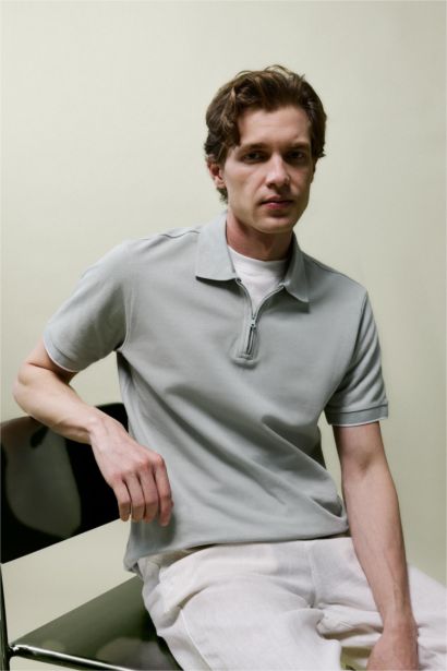 Man Short Sleeve Polo T-Shirt