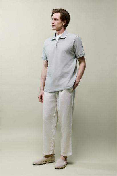 Man Short Sleeve Polo T-Shirt