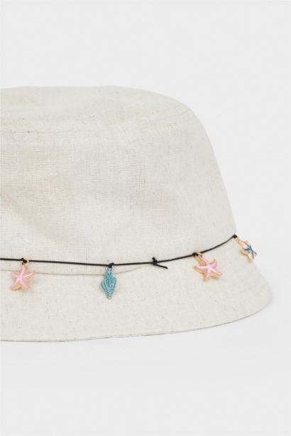 Pamuklu Bucket Şapka Kız Çocuk