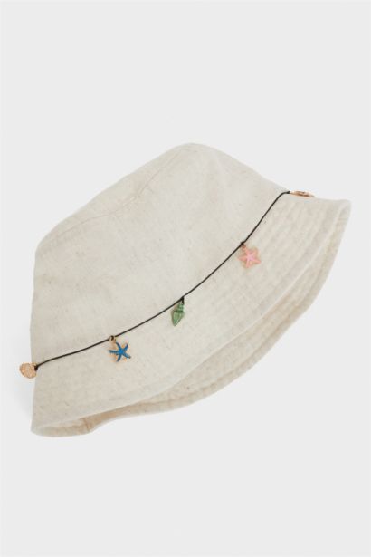 Pamuklu Bucket Şapka Kız Çocuk