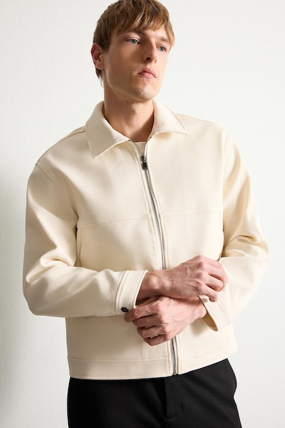 Regular Fit Cotton Jacket