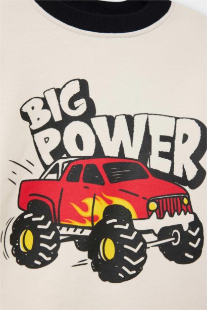 Boy Oversize Crew Neck Printed T-shirt