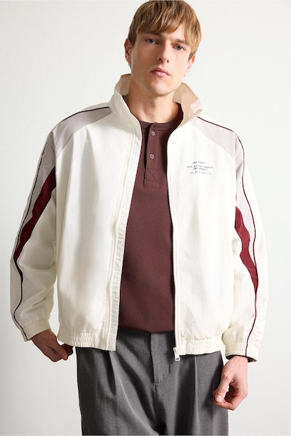 REGULAR FIT Su İtici Fermuarlı Mont