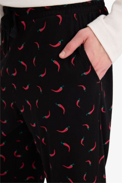 Bas de pyjama imprimé Coupe régulière