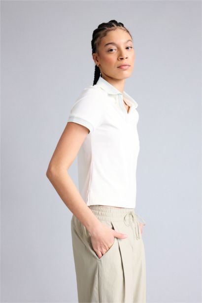 Woman Short Sleeve Polo T-Shirt