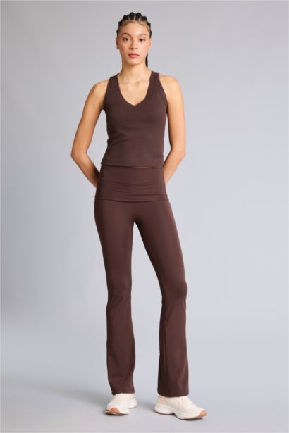 Спортивная майка Slim Fit из модала с V-образным вырезом