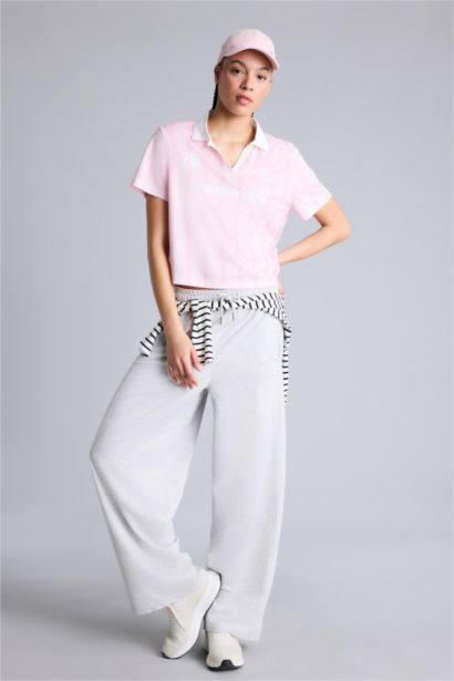 Barrel Fıt Cepli Standart Paça Standart Boy Sweatshirt Kumaşı Sporcu Pantolon