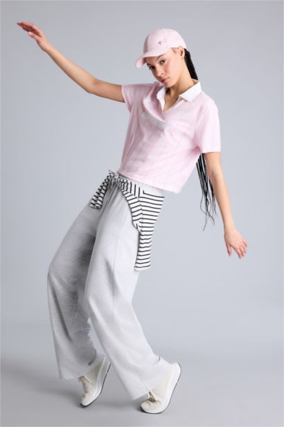 Barrel Fıt Cepli Standart Paça Standart Boy Sweatshirt Kumaşı Sporcu Pantolon