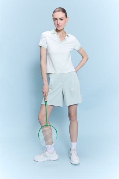 MINT LINE BERMUDA SHORT