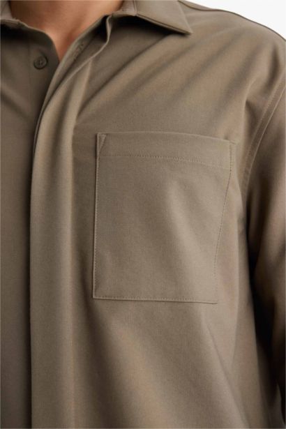 قميص بوبلين