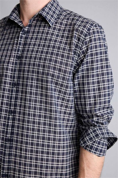Regular Fit Voile Long Sleeve Shirt
